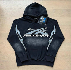 Hellstar Sport Logo Hoodie Black