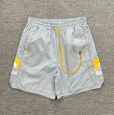 RHUDE Light Gray Racing Panel Shorts