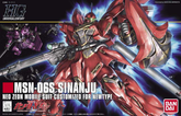 HGUC 116 MSN-06S Sinanju Neo Zeon Mobile Suit Customized For Newtype 1/144