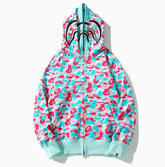 BAPE Miami Shark Double-Hood Zip Hoodie