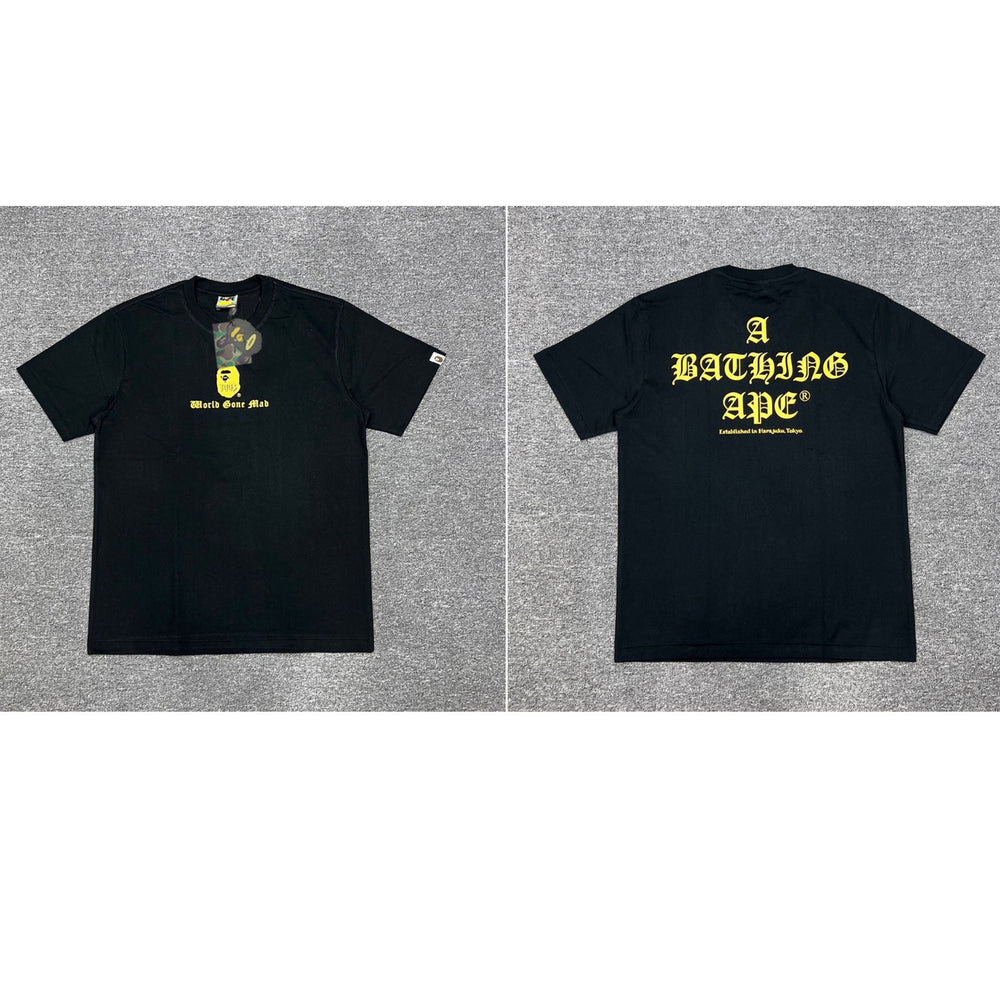 Foreign Trade APE Ape Man Trendy Brand Heavy duty Round Neck Printed Men's and Women's Same Style Loose Short Sleeve T-shirt Amazon Wholesale (1)
