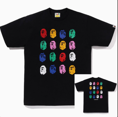 BAPE 32nd Anniversary Multi-Ape Head T-Shirt