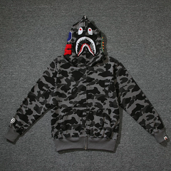 BAPE Shark Camo Full-Zip Hoodie