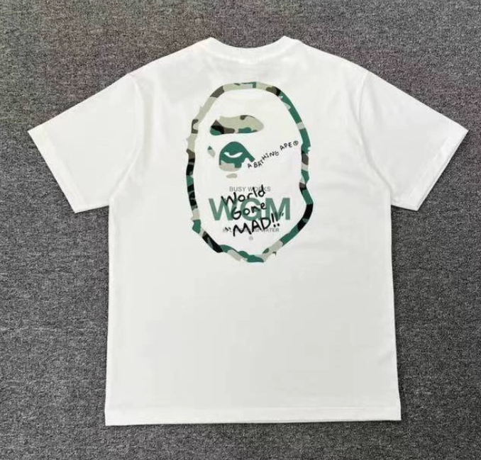 BAPE WGM Graffiti Ape Head T-Shirt