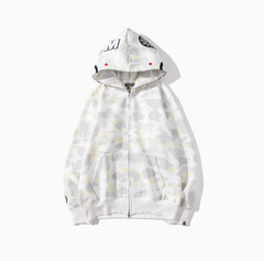 BAPE Luminous Shark Camo Zip Hoodie