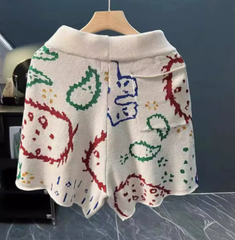 RHUDE Morant Paisley Intarsia Knit Shorts