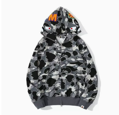 BAPE STA Camo Shark Zip Hoodie