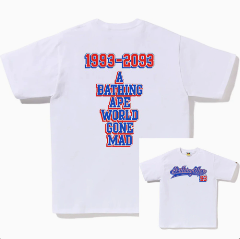 BAPE 1993-2093 World Gone Mad T-Shirt