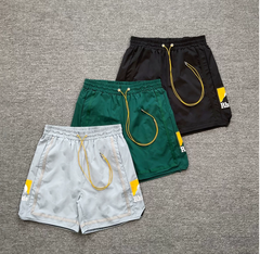 RHUDE Racing Logo Drawstring Shorts
