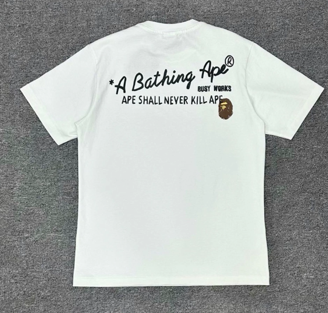 BAPE Camo Ape Head College T-Shirt