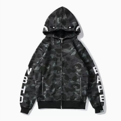 BAPE Camo Shark Full-Zip Hoodie