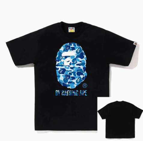 BAPE Blue Camo Big Ape Head T-Shirt