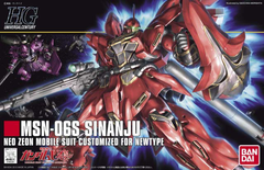 HGUC 116 MSN-06S Sinanju Neo Zeon Mobile Suit Customized For Newtype 1/144