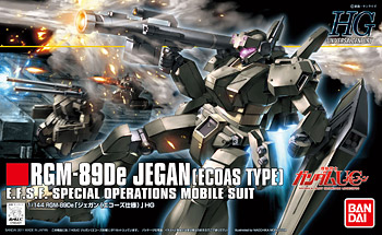 HGUC 123 RGM-89De Jegan (ECOAS TYPE) E.F.S.F. Special Operations Mobile Suit 1/144