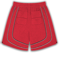 RHUDE Red Retro Court Mesh Shorts