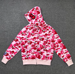 BAPE × Hello Kitty Character Camo Zip Hoodie