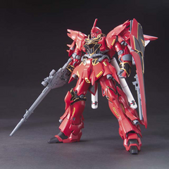 HGUC 116 MSN-06S Sinanju Neo Zeon Mobile Suit Customized For Newtype 1/144