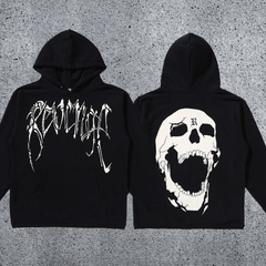 REVENGE Skull Graphic Hoodie