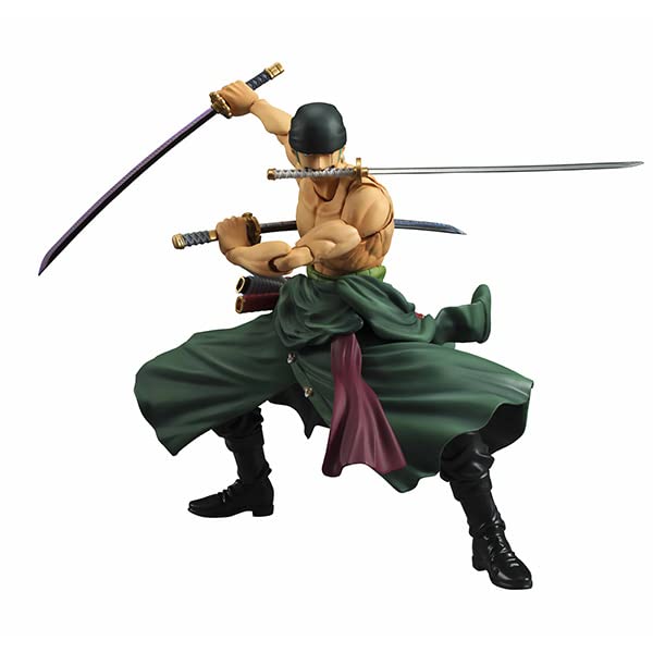 Megahouse Japan Variable Action Heroes One Piece Roronoa Zoro 180Mm Pvc Figure