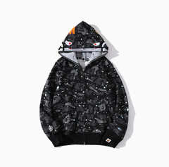 BAPE Obsidian Space Camo Zip Hoodie