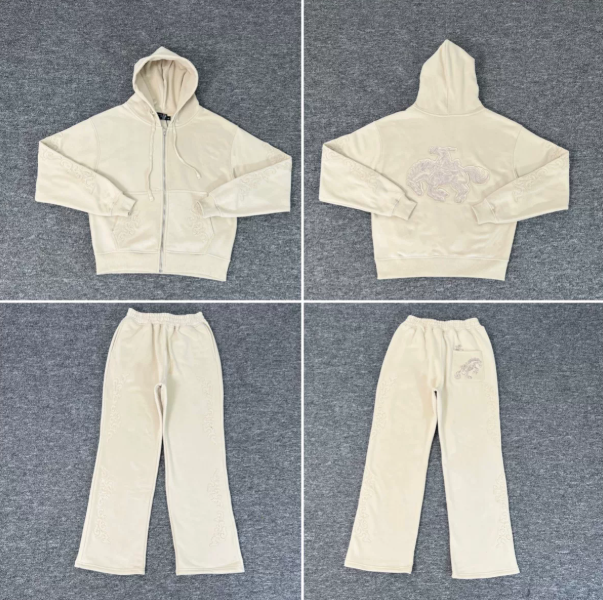 Derschutze Western Rider Cream Embroidered Set