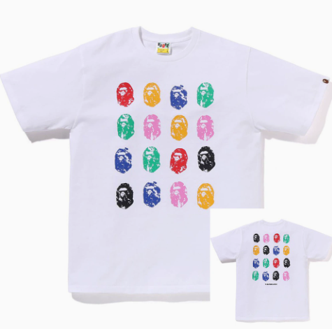 BAPE 32nd Anniversary Multi-Ape Head T-Shirt
