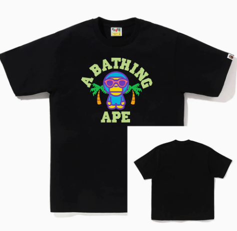BAPE Summer BABY MILO Palm Tree T-Shirt