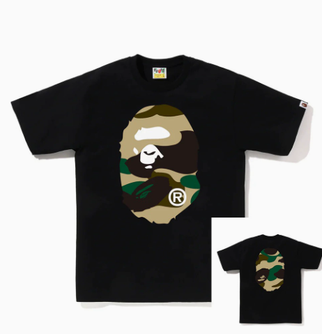 BAPE 1ST CAMO Big Ape Head T-Shirt
