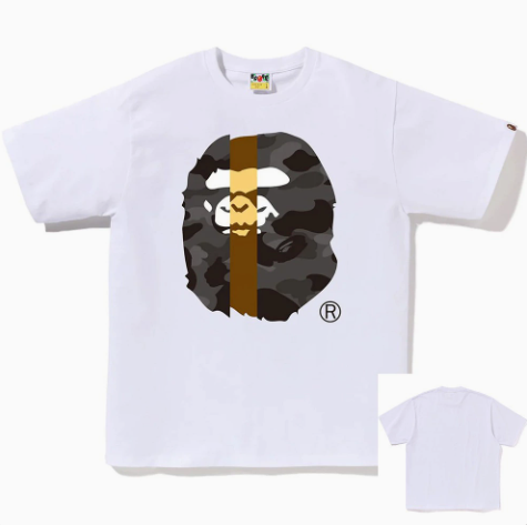 BAPE Color Camo Transform Big Ape Head T-Shirt