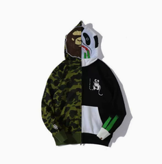 BAPE Ape Head Panda Camo Zip Hoodie
