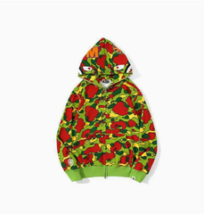 BAPE STA Camo Shark Zip Hoodie