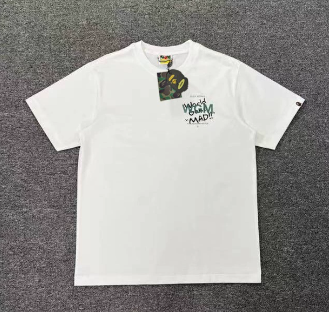 BAPE WGM Graffiti Ape Head T-Shirt